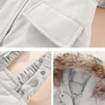 thumbnail image 3 of Durtebeua Baby Girls Winter Puffer Jackets Toddler Down Jacket Kids Outwear 18-24 Months, 3 of 5