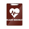 thumbnail image 1 of Heart-broken Injury Fluctuation Clipboard Folder Writing Pad Backing Plate A4, 1 of 4