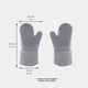 thumbnail image 5 of Guantes De Silicona Para Horno De Microondas Profesionales Guantes De Silicona Extra Largos Resistentes Al Calor Antideslizantes Con Alfombrilla Abrazadera De Mano Y Cepillo Para Cocina Hogar 1 Juego Kearding HA021457-00, 5 of 6