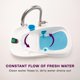thumbnail image 2 of Bañera para bebés 4 mamás Cleanwater Tub 3 en 1 con termómetro digital, 2 of 5