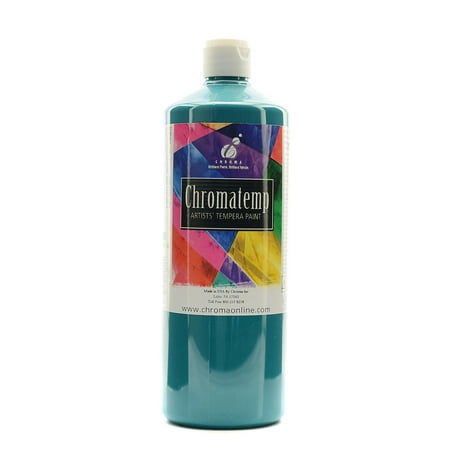 UPC: 0804551864667 | ChromaTemp Artists  Tempera Paint turquoise  32 oz. (pack of 2)