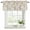 Beige, variant on 2 Pack Vintage Spring Floral Valances for Windows Bedroom Living Room Window Treatments, Summer Botanical Rustic Rod Pocket Valance Drapes Short Kitchen Curtains Over Sink 54"x18"