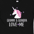 thumbnail image 4 of Inktastic Grammy and Grandpa Love Me Girl Unicorn Girls Baby T-Shirt, 4 of 5