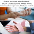 thumbnail image 3 of Wrist Brace Carpal Tunnel Wrist Brace Wrist Support Wrist Splint Hand Brace, Pink, 1Pc, 3 of 10