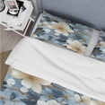 thumbnail image 4 of Designart "Nostalgic Blue Floral Romance" Floral Bedding Covert Set - Cottage Bed Set With 1 Sham, 4 of 5