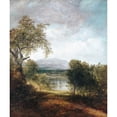 thumbnail image 3 of Doughty, ThomasÂ&nbsp; 12x14 Black Modern Framed Museum Art Print Titled - A River Glimpse, 3 of 5