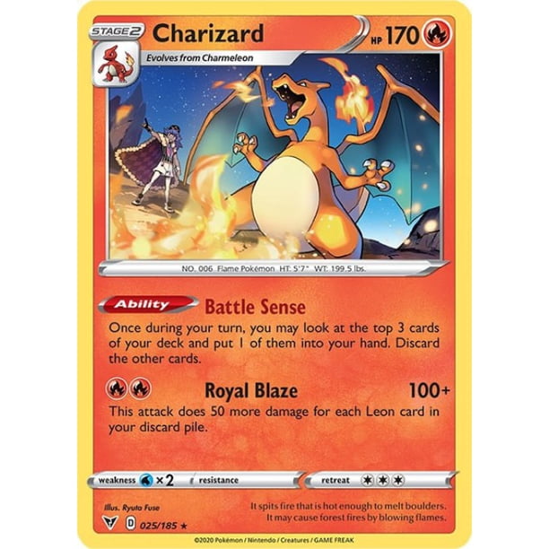 Pokemon Vivid Voltage Charizard 25 Walmart Com Walmart Com