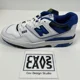thumbnail image 3 of New Balance 550 White Team Royal Blue Black Sneakers BB550SN1 - Men's Size 8, 3 of 6