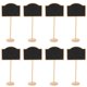 thumbnail image 1 of Chalkboard Sign 10Pcs Ideal For Party Buffet And Home Decoration Black Color Arch Shape Simple Yet Delicate Easily Wipe Off Function, 1 of 3