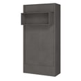 thumbnail image 2 of Easy-Lift Twin Murphy Wall Bed in Dark Grey with Shelf, 2 of 8