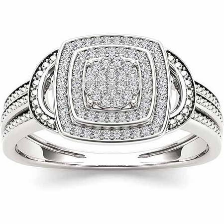 Imperial 1/6 Carat T.W. Diamond Sterling Silver Engagement Ring