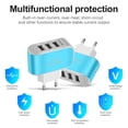 thumbnail image 4 of 3 Ports USB Tête de Charge Multifonctionnelle 5V 1A Tête de Charge USB Chargeur de Téléphone Mobile USB Simple, 4 of 5
