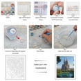 thumbnail image 3 of Paint by Numbers Kit for Adults, Stunning Cathedral Water Reflection Paint by Numbers, Easy Paint by Numbers Kit for Adults Beginner, DIY Adult Paint by Number Kits on Canvas, 12x16in Home Decor, 3 of 7