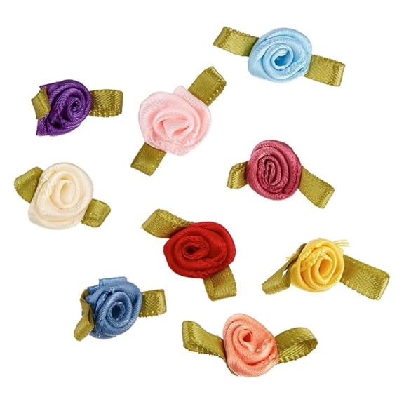 Hello Hobby Accessory Small Roses Multicolor, 30 piece