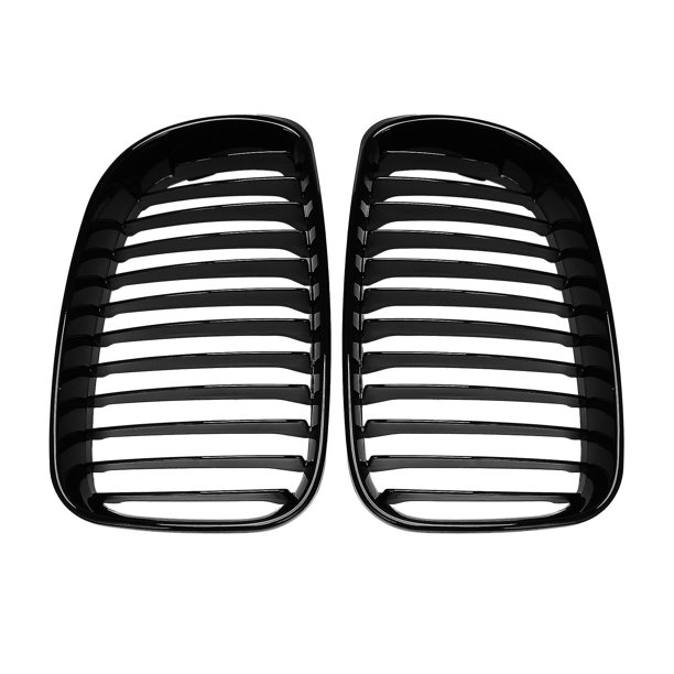 Para 1 Serie E81 E82 E87 E88 2d 4d 2007 2008 2009 2010 2011 Par Abs Side Gloss Black Front Riñón