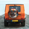 thumbnail image 6 of Xecao French Bulldog In Sunglasses for Tire Covers,Wheel Tire Cover Waterproof, Dust-Proof, And Universally Fitting for Cars,Trailers, SUVs-16 inch, 6 of 6
