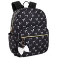 thumbnail image 4 of Madison & Dakota Black Bow 17 Inch Backpack with Laptop Pocket & Removable Sequin Keychain, 4 of 11