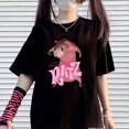 thumbnail image 3 of Blusa Playera Camiseta Estampada Casual De Manga Corta Suelta Para Mujerpangjing, 3 of 4