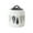 White, variant on Fiocias Ceramic Jar with Airtight Lid Cookie Candy Jar Home Countertop Tea Canister Food 10.5cmx15cm