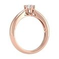 thumbnail image 2 of 10K Rose Gold 6-Prong Set Diamond Solitaire Engagement Ring Band (0.27 Carat) (Ring Size 7.25), 2 of 4