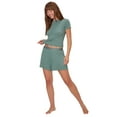 thumbnail image 5 of Hanes Originals Women's SuperSoft Comfywear Rib Sleep Shorts, Sizes S to 2X, 5 of 9