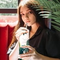 thumbnail image 4 of Tumbler Leaf, Plant Lover Gifts, Tropical Leaf Skinny Tumbler with Straw and Lid, Unique Birthday Gifts for Women, Friends Female, Teenage Girls- Palm Leaf Tumbler, Plant Insulated Tumbler/Travel Mug, 4 of 6