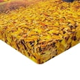thumbnail image 2 of Ambesonne Autumn Fitted Sheet, Evening Natural Park, Queen Size, Yellow Green, 2 of 3