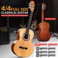 thumbnail image 3 of Pyle Kit de guitarra acústica para principiantes, 4/4, tamaño completo, instrumento de cuerda de nailon con capo, correa, juego de cuerdas extra, bolsa de concierto, guitarras para principiantes, adul, 3 of 5