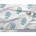 thumbnail image 2 of Soimoi Poly Georgette Fabric Tree Block Printed Fabric 1 Yard 42 Inch Wide, 2 of 3