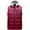 Wine Hooded Puffer Vest, variant on YLSDY Men's Hooded Puffer Vest Winter Warm Sleeveless Jacket Lightweight Outerwear Yellow XL