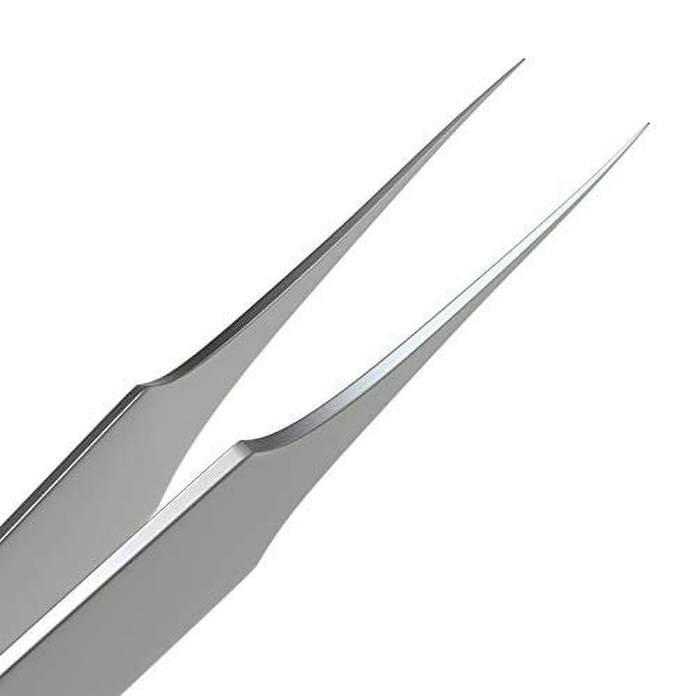 Surgical Tweezers for Ingrown Hair – Precision Sharp Needle Nose Pointed  Tweezer