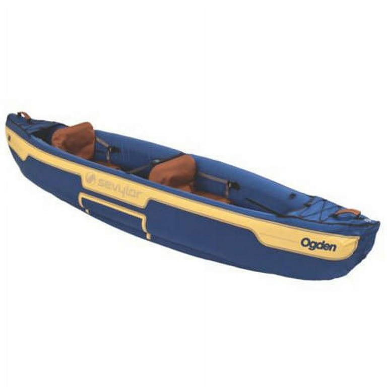 Sevylor Ogden Heavy-Duty PVC 2-Person Canoe Combo, 10 ft 3 in x 2