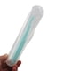 thumbnail image 1 of Cuchara de alimentación para bebés Ticfox Cucharas de entrenamiento infantil de silicona de grado alimenticio blando con caja Azul claro, 1 of 2