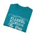 thumbnail image 3 of Flannel Fling Before The Ring Bridesmaid Tanks | Bridal Party Tanks | Bride Tank Top | Team Bride | Future Mrs Unisex Garment-Dyed T-shirt, 3 of 4