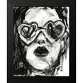 thumbnail image 2 of Kamdon Kreations 15x18 Black Modern Framed Museum Art Print Titled - Love Goggles, 2 of 5