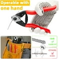 thumbnail image 4 of fuzhong-7.6" Steel Wire Cutter Heavy Duty Stainless Steel Cable Up to 5/32" for Deck Stair Railing Wire Seals & Bicycle Cable Sharp & Precise One-Hand Operation Strong Steel Cable Cutters CC-11, 4 of 4