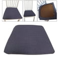 thumbnail image 4 of Fundas elásticas para sillas de comedor, fundas para asientos, para salón, banquetes y fiestas. Gris oscuro, 4 of 8