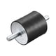 thumbnail image 1 of Soportes de Goma Unique Bargains M10x28mm 1uds negro, 1 of 5
