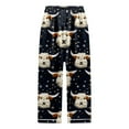 thumbnail image 5 of Christmas Pajamas Women's Christmas Printed Pajama Set Festive Long Pants & Top Combo, 5 of 5