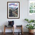 thumbnail image 3 of Art.com Glacier National Park, Montana - Great Northern Railway Art Print by Lantern Press, Brown Frame Wall Art, 32" x 44", 3 of 5