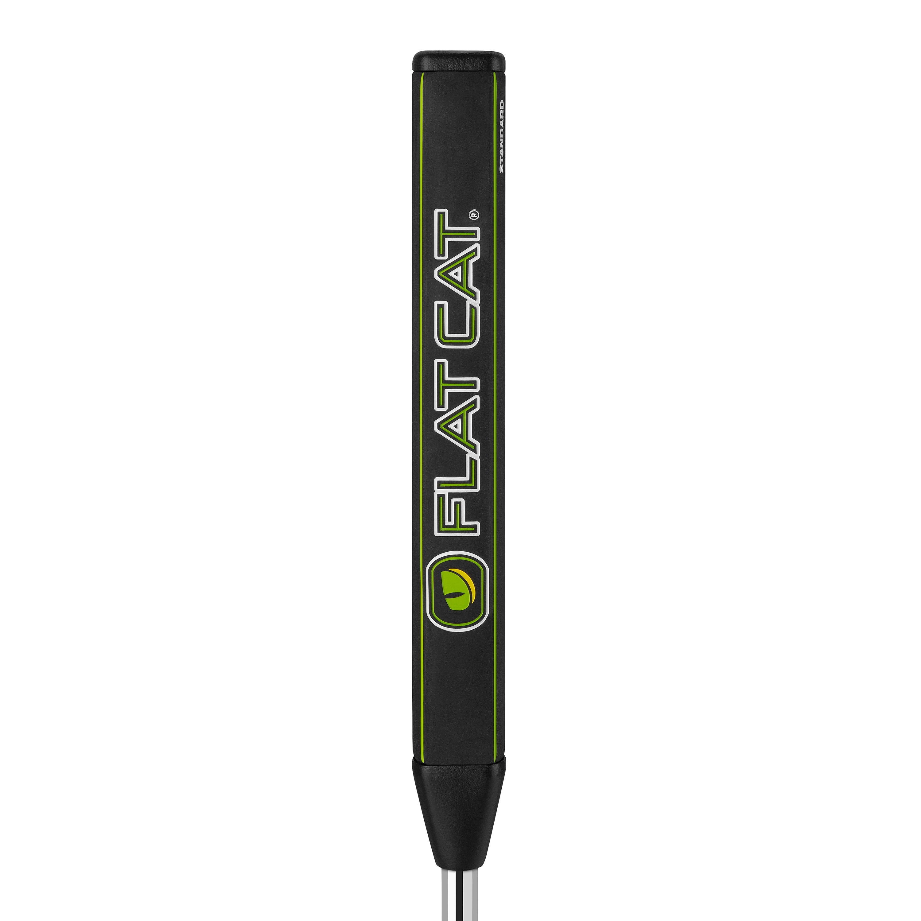 Flat Cat Tak Golf Putter Grip – Standard Size, Flat 1 Design with TRU Alignment, Tacky Rubber Feel