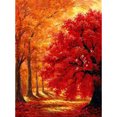 thumbnail image 1 of Taladro completo redondo diamante pintura Kit cuatro estaciones árbol DIY mosaico resina decoración FLhrweasw Nuevo, 1 of 9