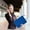 Blue, variant on Mrrzels Leather File Organizer Clipboard Portfolio Board with Spring Clip and Hard Backing Panel,Portable A4 Document Holder for Office Business Paperwork Bills Note-Taking Organization