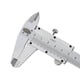 thumbnail image 3 of Calibrador Vernier, 150 mm/0,02 mm Calibrador Vernier analógico de acero inoxidable, herramienta micrométrica de alta precisión con medición de profundidad, I, 3 of 5