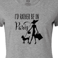 thumbnail image 4 of Inktastic I'd Rather Be in Paris- shopping and travel Women's T-Shirt, 4 of 5