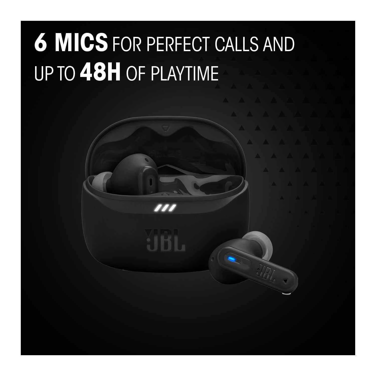 Open Box JBL Tune Beam 2 - True Wireless Noise Cancelling Inner Ear Earbuds - White