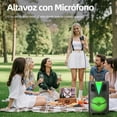 thumbnail image 3 of AIRAMP Bocina Bluetooth Grande con Potencia M&aacute;xima de 15 W con Ruedas Karaoke Bocina y Micr&oacute;fono Ideal para Fiestas Grandes y Uso en Exteriores Compatible con USB/TF/Rec/AUX, 3 of 9