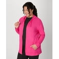 thumbnail image 4 of Plus Size Just My Size® Slubbed Hoodie Color: Amaranth Size: 4X, 4 of 6