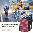 thumbnail image 6 of DouZhe Lightweight Backpack, Travel Outdoor Hiking Bag School Bookbag Casual Daypack Vintage Bohemian Hippie Feather Prints Backpacks for Women Men, 6 of 7