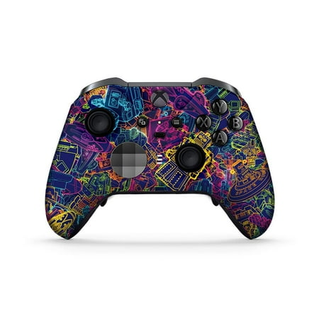 Neon Robot Custom Modded Controller Compatible with Xbox One Elite Series 2 for All Shooter Games MW BO4